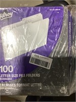 Hilroy 55161 Letter Size File Folders,