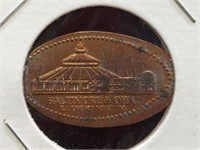 Smashed Penny token Baltimore and Ohio railroad