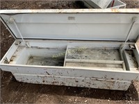 METAL TOOL BOX FOR TRUCK BED
