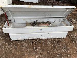METAL TOOL BOX FOR TRUCK BED