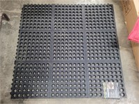 Project Source (3' x 3') Black Drainage Mat