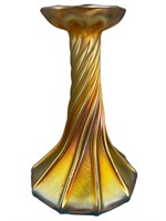 L.C. TIFFANY Favrile Candle Lamp Base/ Vase