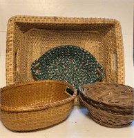 Basket Collection, Large Basket 21x16x5