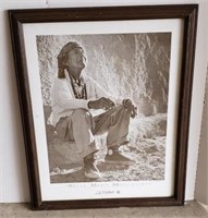 Framed "White Man's Moccasins" Photo by Lee