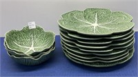 Cabbage Plates , Bowls 12 PCs