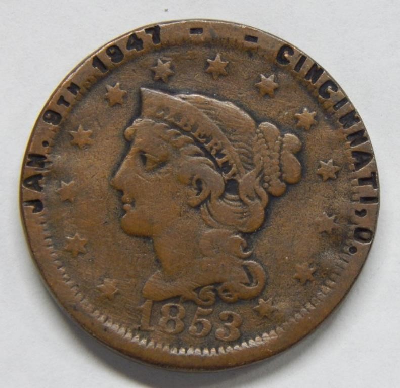 Large Cent 1947 RAM Chapter 151 Walnut Hills