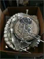 Box of metal ware