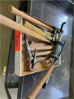 Assortment of Auto Body Repair Hammers