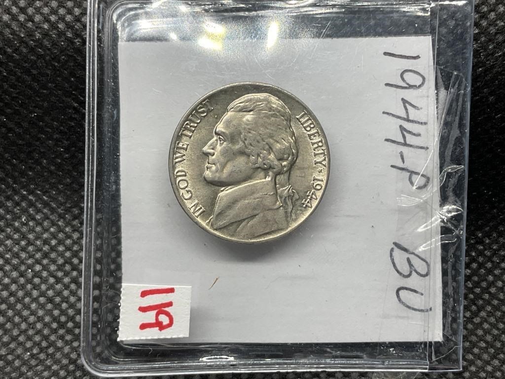 1944P JEFFERSON NICKEL BU (WAR NICKEL)