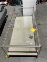 GLASS COFFE TABLE