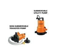 1/4 HP 2-in-1 Submersible Utility/Transfer Pump