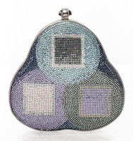 Judith Leiber Geometric Motif Minaudiere