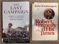 2 x Hardcover Books on ROBERT KENNEDY