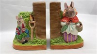 Schmid Peter Rabbit Beatrix Potter Bookends