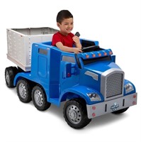 NEW 12V Kids Ride On Truck With Trailer