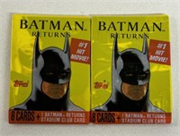 (2) BATMAN CARD PACKETS