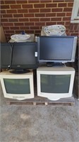 Pallet of monitors