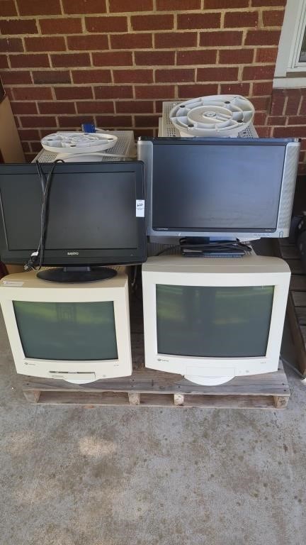 Pallet of monitors