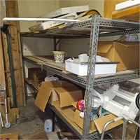4X10 SHELVING UNIT WITH CONTENTS