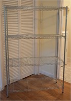 Large Metal 4-Shelf Storage Rack Shelf