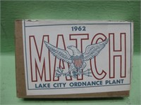 1962 Match Lake City 30-06 Sealed 20 Count Box