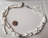 Liang Designs Sterling & Pearl Necklace