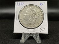 Morgan Silver Dollars:    1881