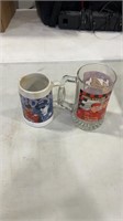 2 Nascar drinking glasses no shipping available