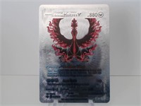 Pokemon Card Rare Silver Galarian Moltres V