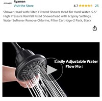 Shower Head with Filter