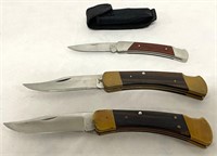 Three Old Pocket Knives