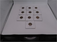 (10) early1900s Wheat Pennies Cents Coins