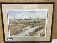 Noel Dunn framed pheasant print