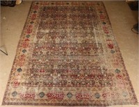 Large Antique Persian Rug- Inscribed 10'7" x 15'5"