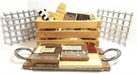Cocktail Party Supplies in Wood Slat Crate