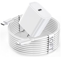 Apple Fast Charger, 10FT Extra Long Fast iPhone