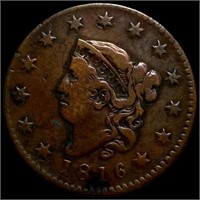 1816 Coronet Head Nickel LIGHTLY CIRCULATED