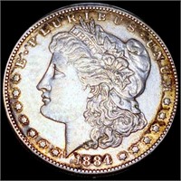 1884-S Morgan Silver Dollar CLOSELY UNC