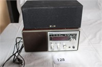 KLIT FM TABLE TOP STEREO & SPEAKER