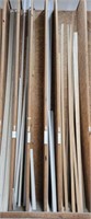 GROUP OF ASSORTED TRIM AND BASEBOARD