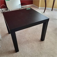 Black end table