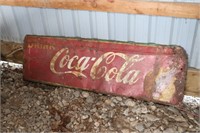 Vintage Coca Cola Advertising Sign