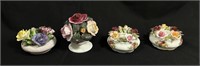 BEAUTIFUL LOT OF ENGLAND SMALL PORCELAIN BOUQUETS