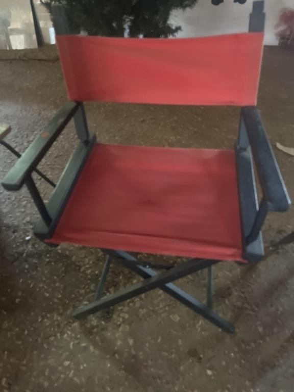 33 inch Directors chair small table