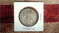 1935 S Liberty Half Dollar
