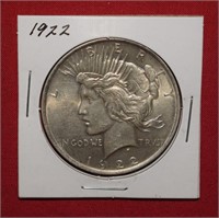 1922 Peace Silver Dollar