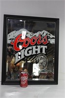 Coors Light Advertising Mirror, 24x20"