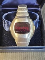 Tiffany & Co LED Wrist Watch & Box
