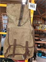 Canvas saddle bag