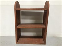 Vintage wooden shelf unit small